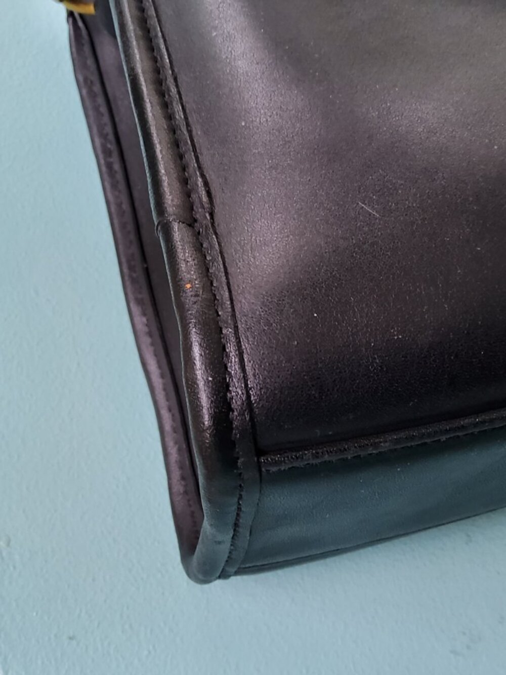 Vintage Coach Court Crossbody in Black + Hangtag 9870 - Picture 10 of 16
